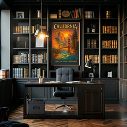California The Golden State Poster PosterGoat