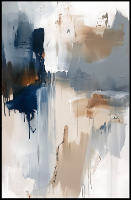 Calming Abstract Expressionism Art Print Poster PosterGoat
