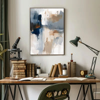 Calming Abstract Expressionism Art Print Poster PosterGoat