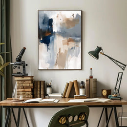 Calming Abstract Expressionism Art Print Poster PosterGoat