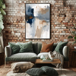 Calming Abstract Expressionism Art Print Poster PosterGoat
