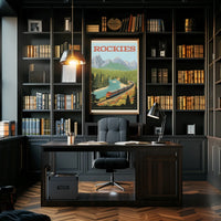 Canadian Rockies Adventure Awaits Vintage Travel Poster PosterGoat