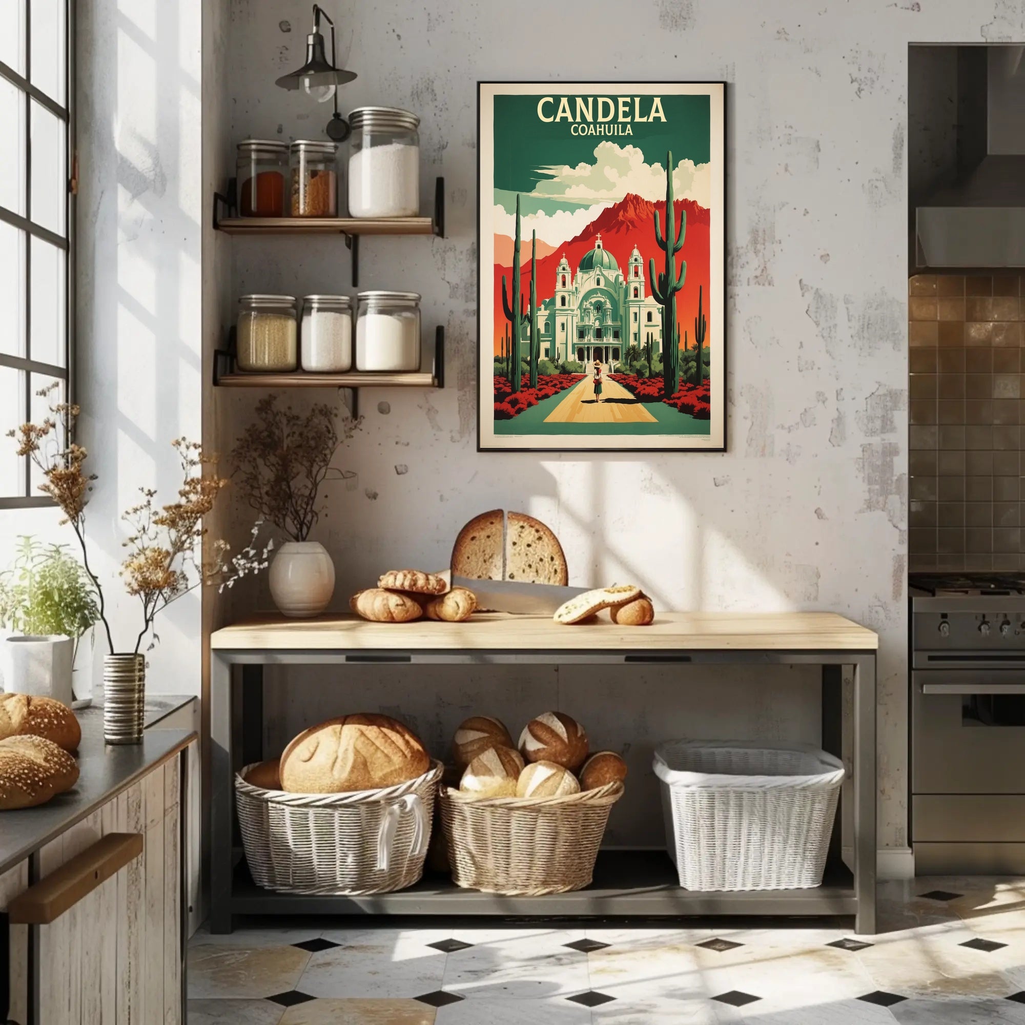 Candela Coahuila Travel Poster PosterGoat