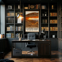 Canyonlands National Park Majestic Arch Adventure Travel Poster PosterGoat