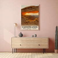 Canyonlands National Park Majestic Arch Adventure Travel Poster PosterGoat