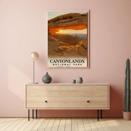 Canyonlands National Park Majestic Arch Adventure Travel Poster PosterGoat