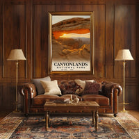 Canyonlands National Park Majestic Arch Adventure Travel Poster PosterGoat