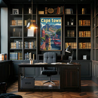 Cape Town Adventure Street Scene Travel Poster PosterGoat