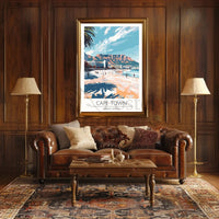 Cape Town Beach Travel Poster PosterGoat