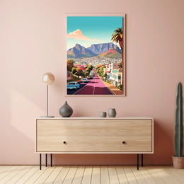 Cape Town Cityscape Art Print: Urban or Cityscape Poster PosterGoat