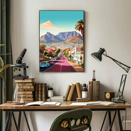 Cape Town Cityscape Art Print: Urban or Cityscape Poster PosterGoat