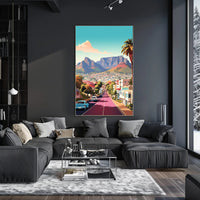 Cape Town Cityscape Art Print: Urban or Cityscape Poster PosterGoat