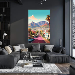 Cape Town Cityscape Art Print: Urban or Cityscape Poster PosterGoat