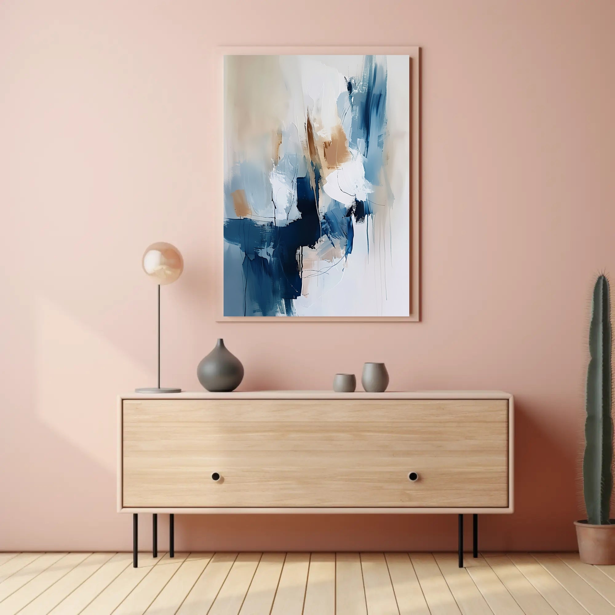 Captivating Depth Modern Abstract Art Poster PosterGoat