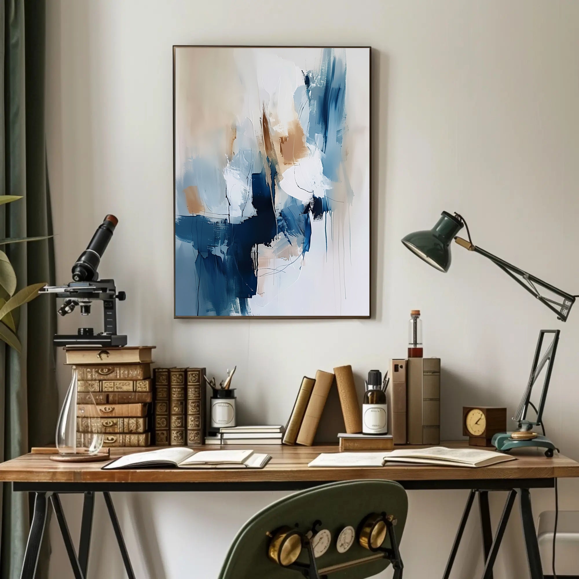 Captivating Depth Modern Abstract Art Poster PosterGoat