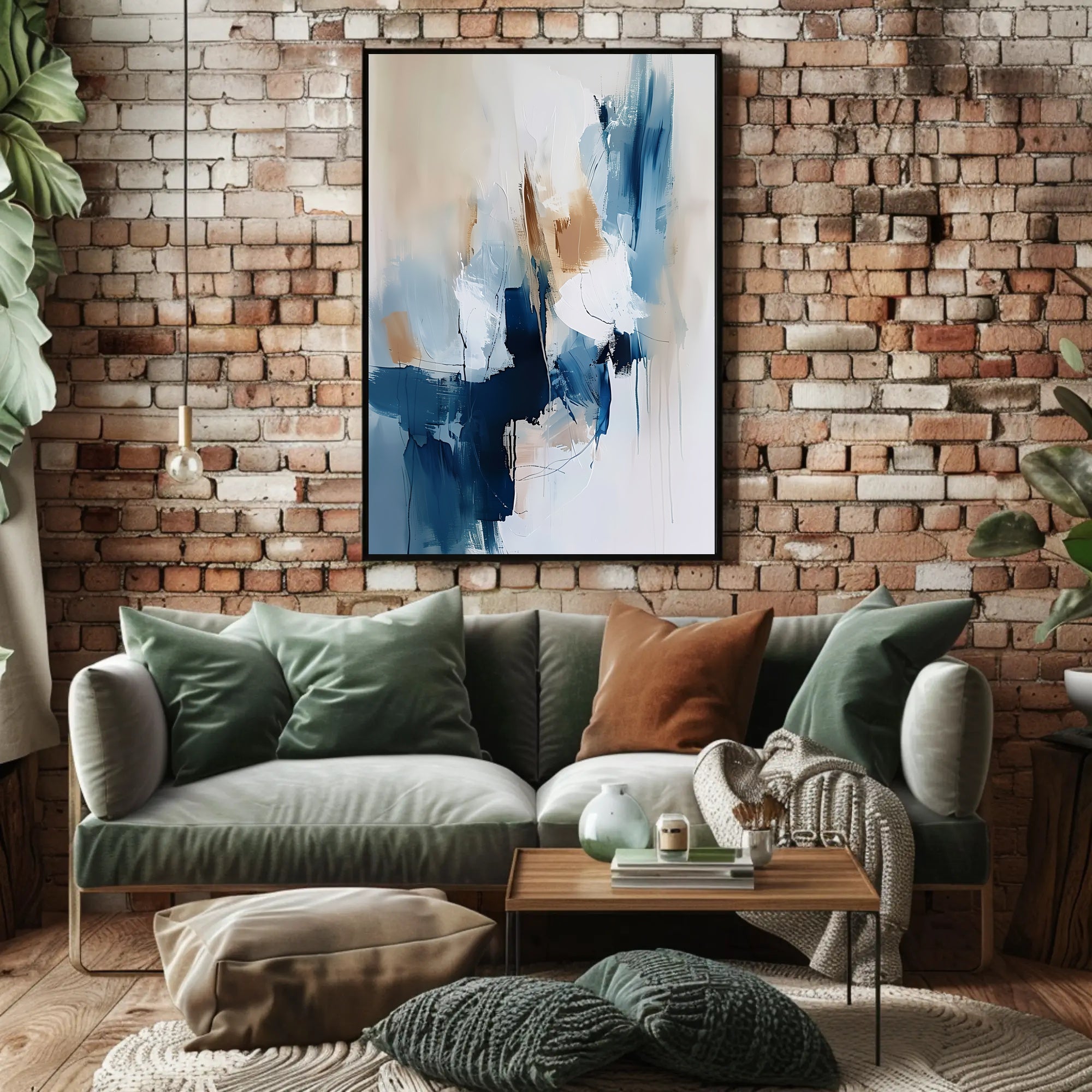 Captivating Depth Modern Abstract Art Poster PosterGoat