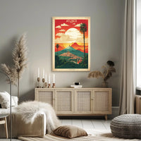Captivating Mountain View of Atlixco Travel Poster PosterGoat