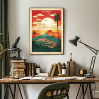 Captivating Mountain View of Atlixco Travel Poster PosterGoat