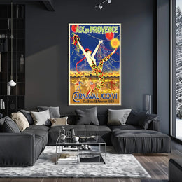 Carnaval XXXVI Art Deco Carnival Poster PosterGoat