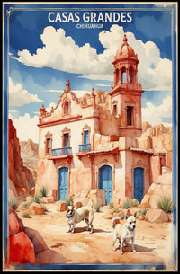Casas Grandes Chihuahua Cultural Heritage Poster PosterGoat
