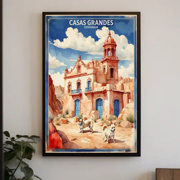 Casas Grandes Chihuahua Cultural Heritage Poster PosterGoat
