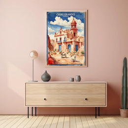 Casas Grandes Chihuahua Cultural Heritage Poster PosterGoat