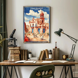 Casas Grandes Chihuahua Cultural Heritage Poster PosterGoat