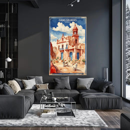 Casas Grandes Chihuahua Cultural Heritage Poster PosterGoat
