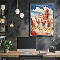 Casas Grandes Chihuahua Cultural Heritage Poster PosterGoat