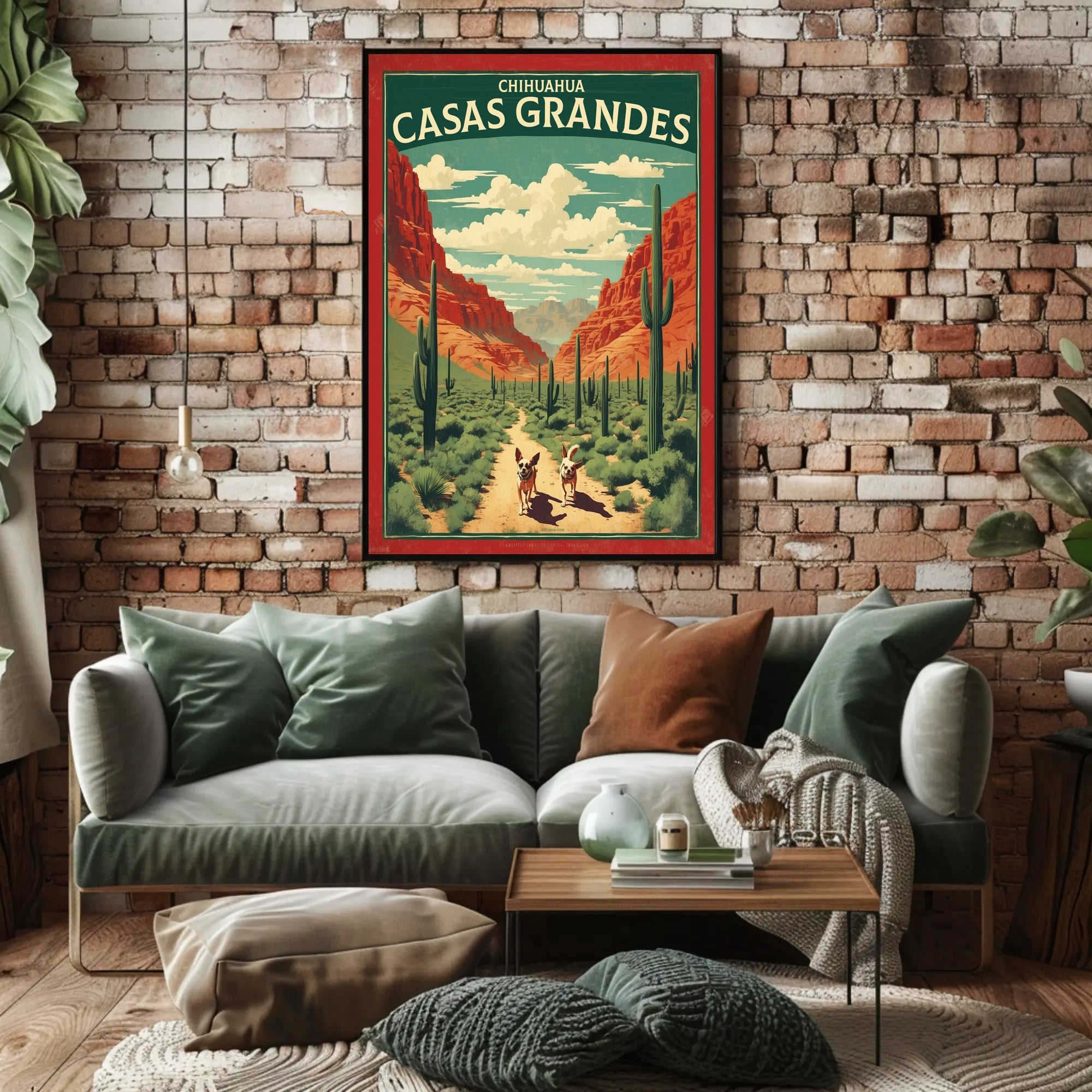Casas Grandes Desert Adventure Travel Poster PosterGoat
