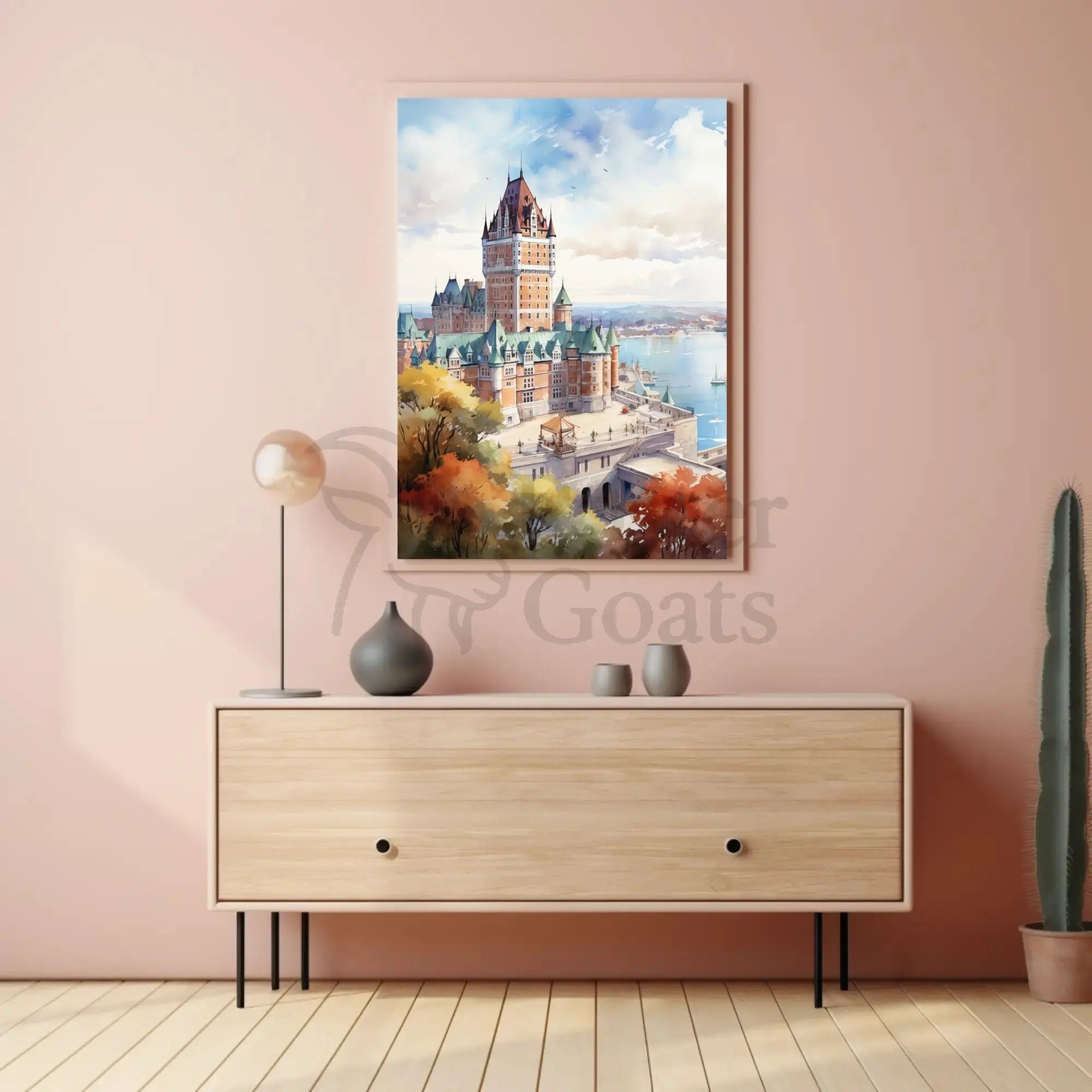 Castle in Autumn: Scenic Travel Poster PosterGoat