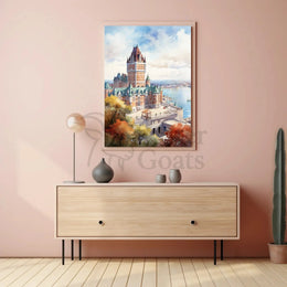 Castle in Autumn: Scenic Travel Poster PosterGoat