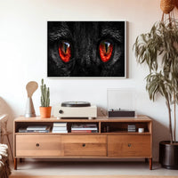 Cat Eyes Art Print, Animal Poster PosterGoat