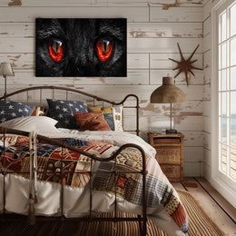 Cat Eyes Art Print, Animal Poster PosterGoat
