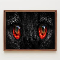 Cat Eyes Art Print, Animal Poster PosterGoat