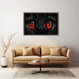 Cat Eyes Art Print, Animal Poster PosterGoat