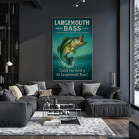 Catch the Thrill of the Largemouth Bass Poster PosterGoat
