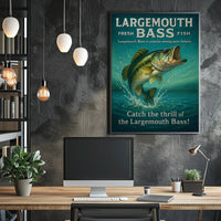 Catch the Thrill of the Largemouth Bass Poster PosterGoat
