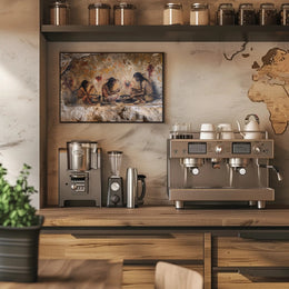 Cave Art-Inspired Cultural or Heritage Poster PosterGoat