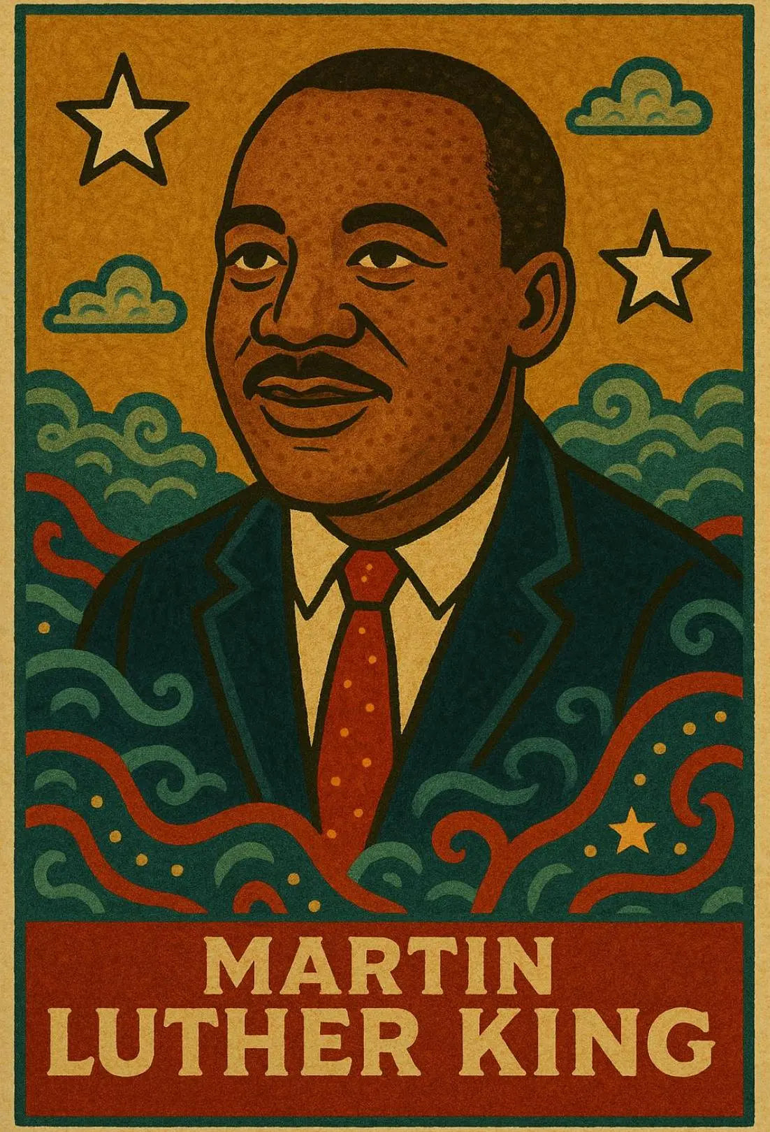 Celebrated Legacy Martin Luther King Historical or Presidential Poster PosterGoat