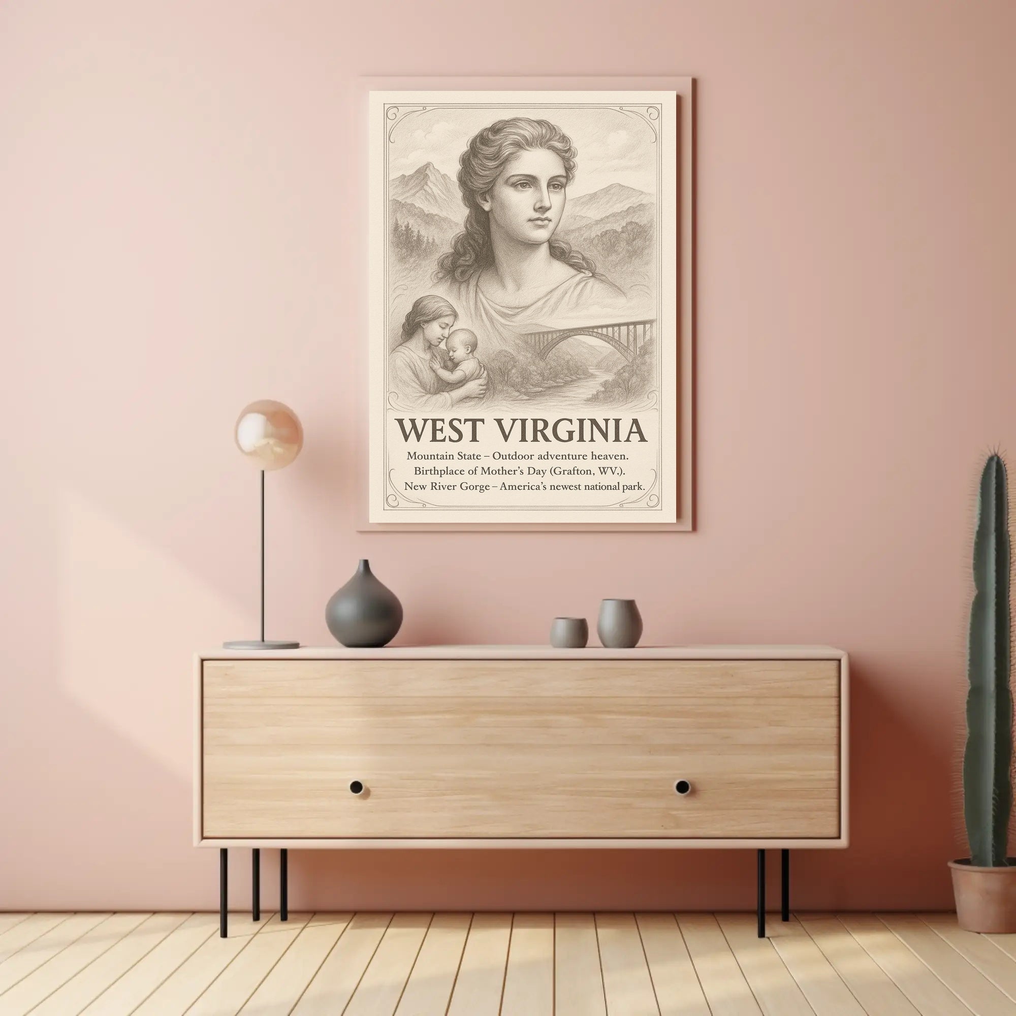 Celebrating West Virginia Poster PosterGoat