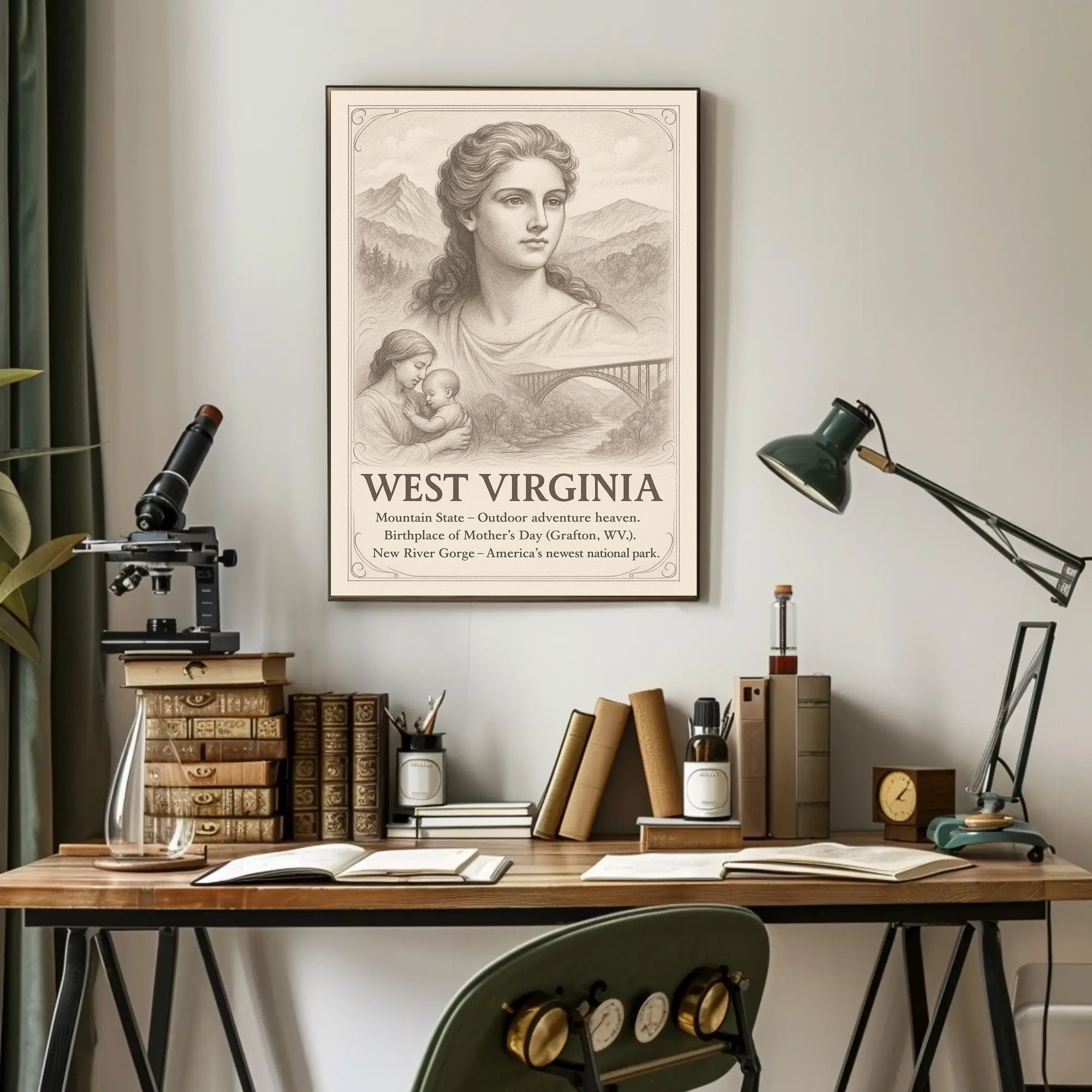 Celebrating West Virginia Poster PosterGoat