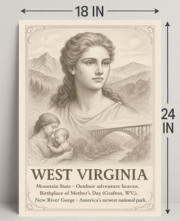 Celebrating West Virginia Poster PosterGoat