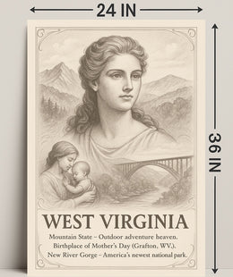 Celebrating West Virginia Poster PosterGoat