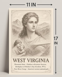 Celebrating West Virginia Poster PosterGoat