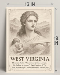 Celebrating West Virginia Poster PosterGoat