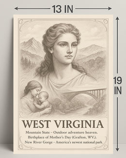 Celebrating West Virginia Poster PosterGoat