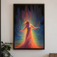 Celestial Transcendence Surreal Art Poster PosterGoat