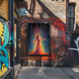 Celestial Transcendence Surreal Art Poster PosterGoat