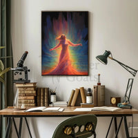 Celestial Transcendence Surreal Art Poster PosterGoat